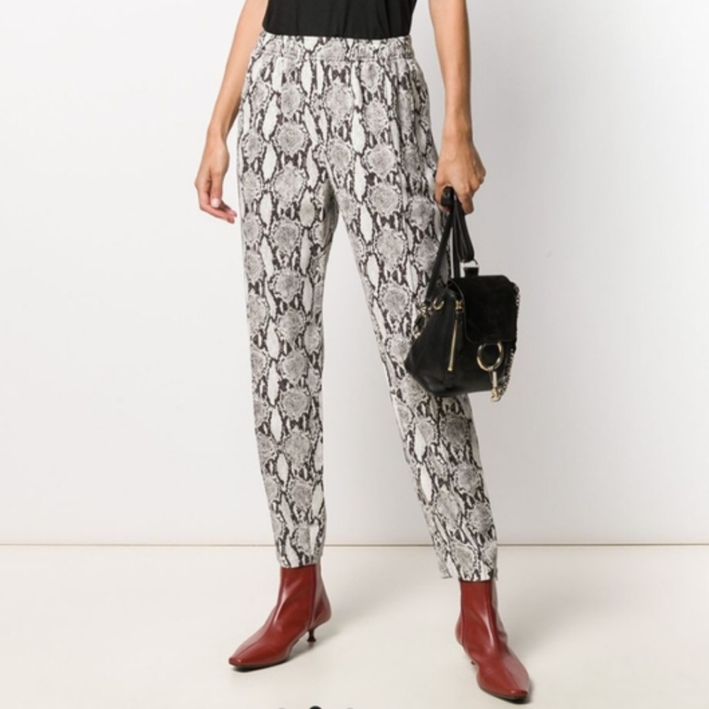Nwot A.L.C Elijah Python Print Pants - image 5